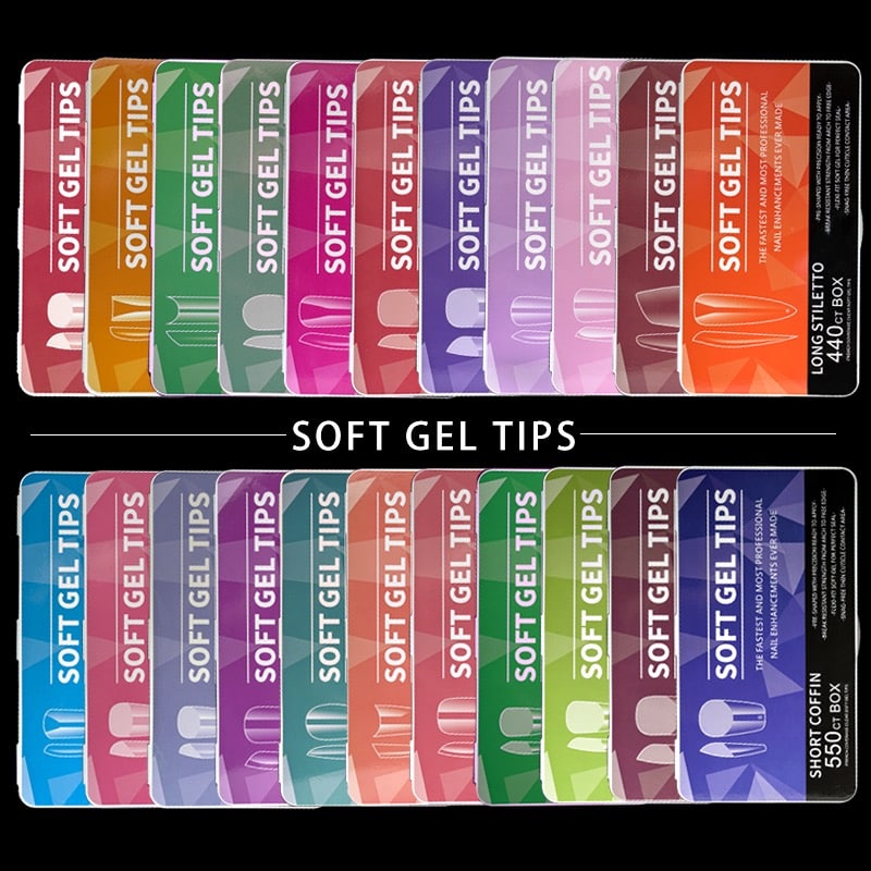  مجموعة تيب جيل ناعم احترافي Gel  Soft